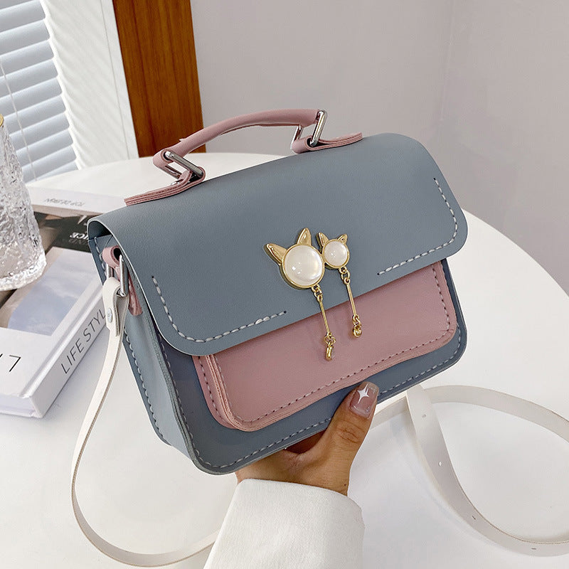 Creative gift small square bag handbag messenger bag