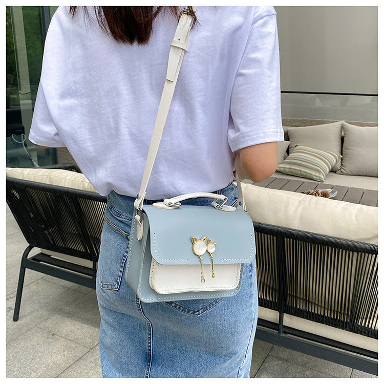 Creative gift small square bag handbag messenger bag