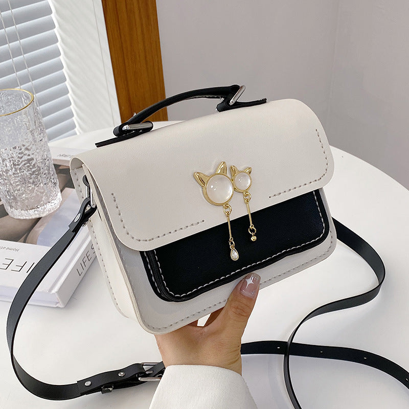 Creative gift small square bag handbag messenger bag