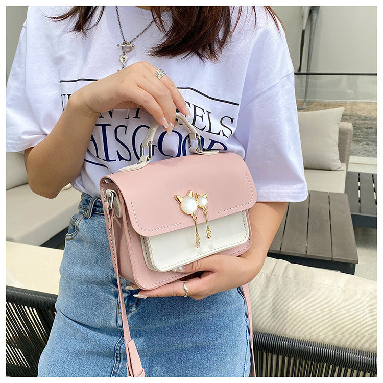 Creative gift small square bag handbag messenger bag