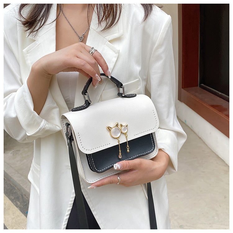 Creative gift small square bag handbag messenger bag