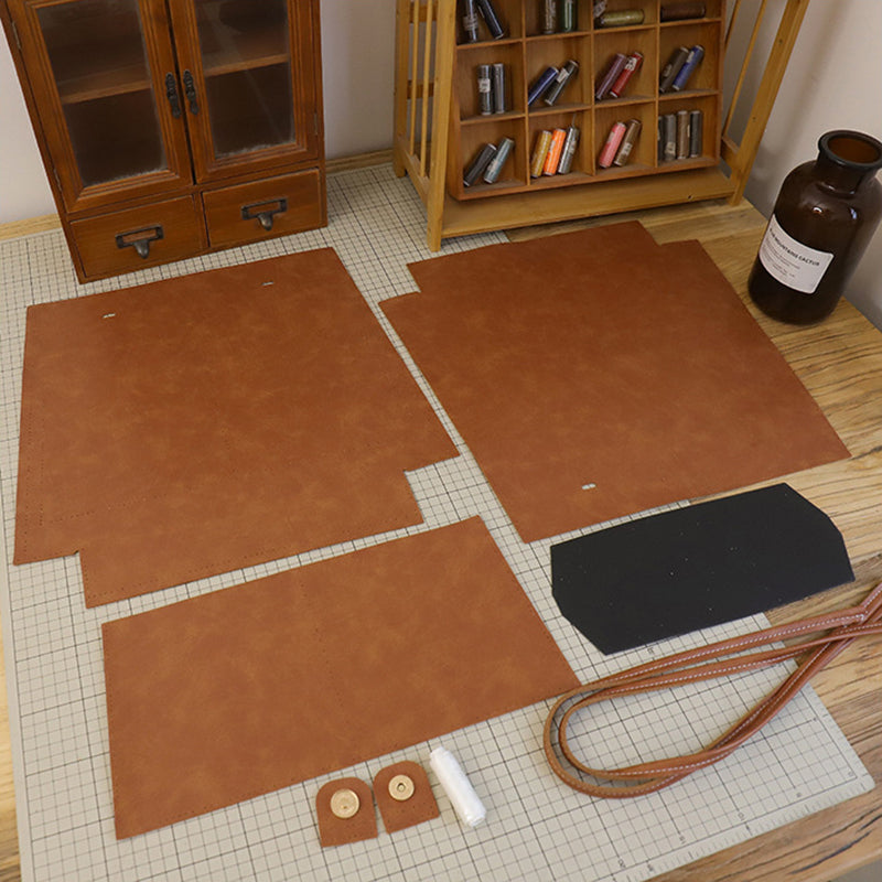 Hand-sewn tote bag simple basket shoulder bag