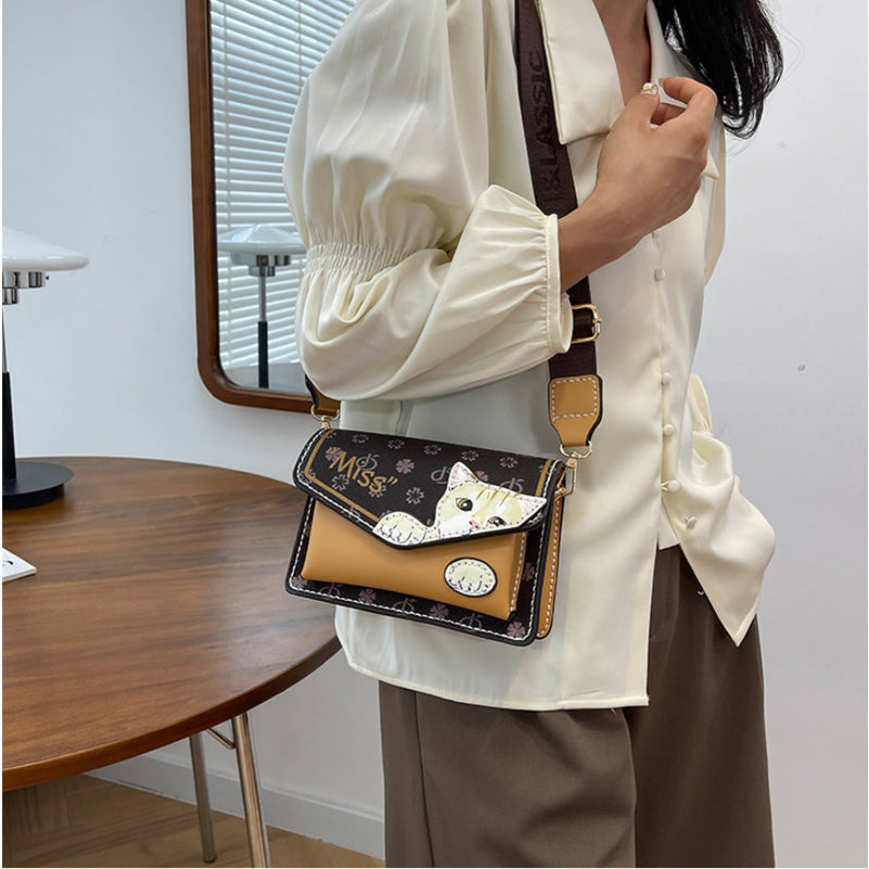 Kit de matériel pour sac à bandoulière tissé à la main pour chat