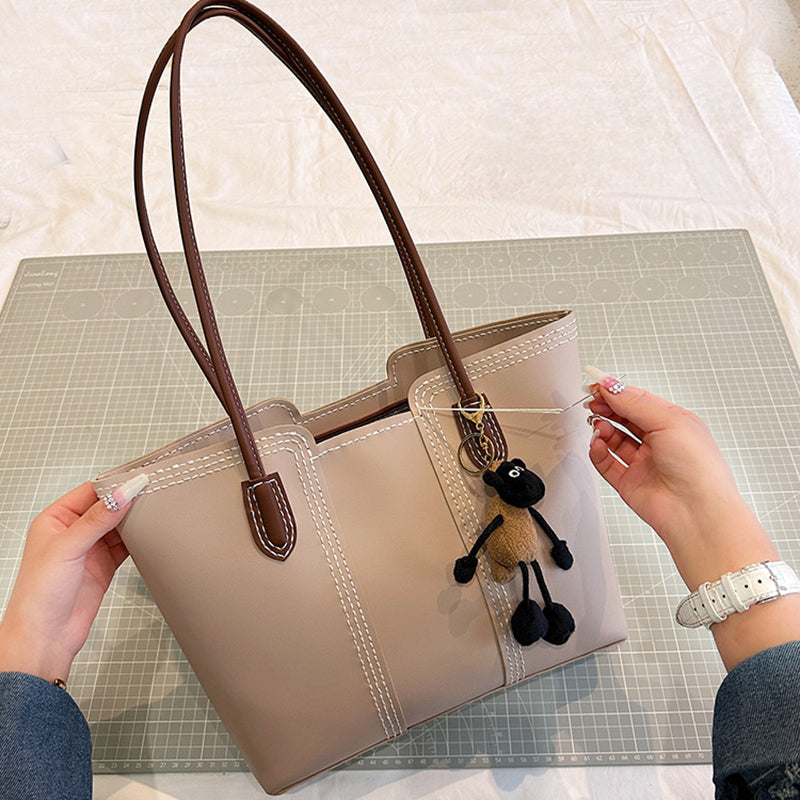 Tote bag fashionable niche commuter bag