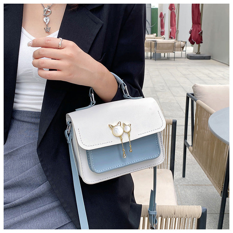 Creative gift small square bag handbag messenger bag