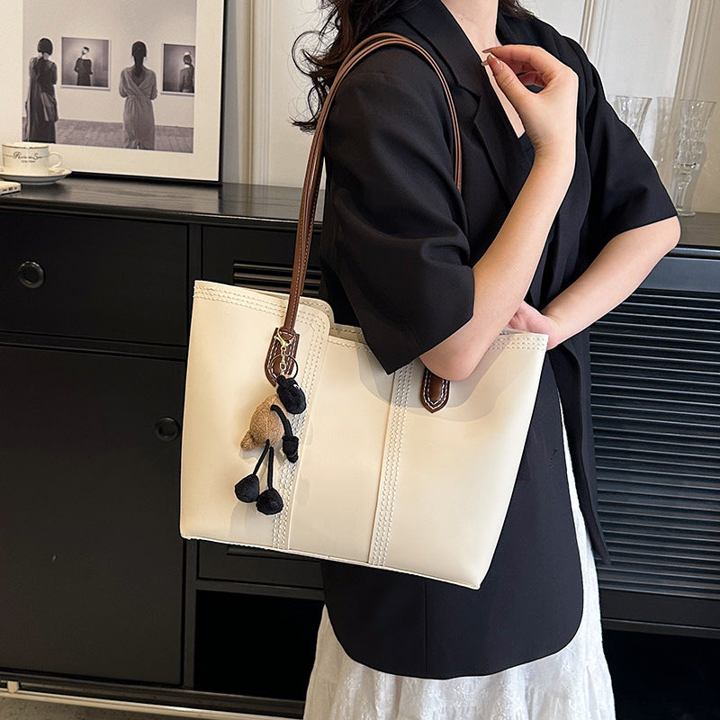 Tote bag fashionable niche commuter bag