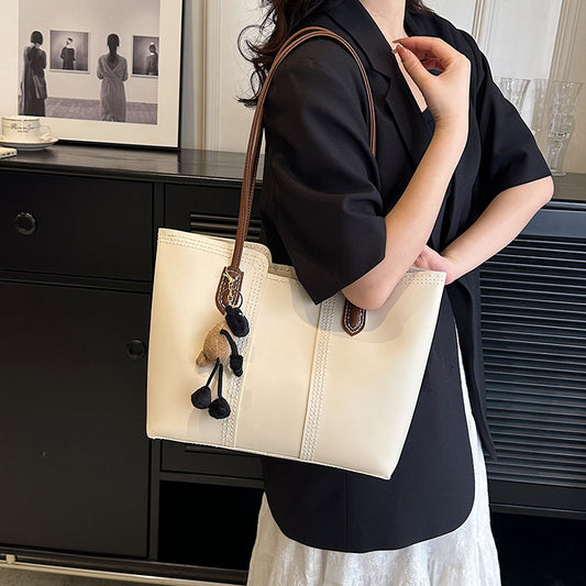 Tote bag fashionable niche commuter bag