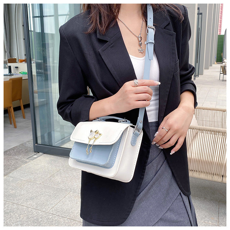 Creative gift small square bag handbag messenger bag