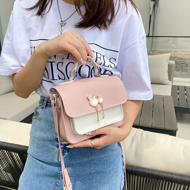 Creative gift small square bag handbag messenger bag