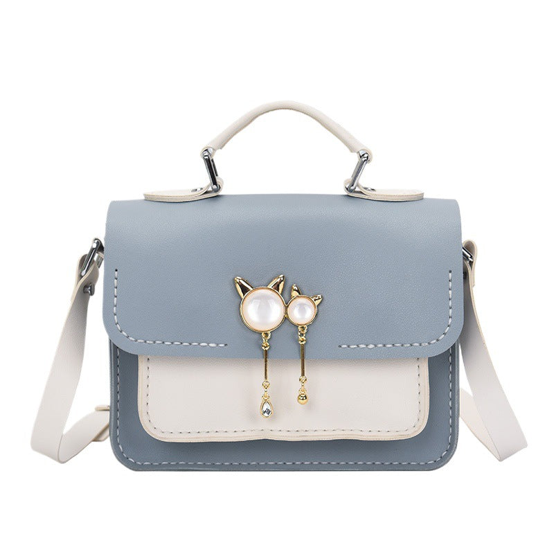 Creative gift small square bag handbag messenger bag