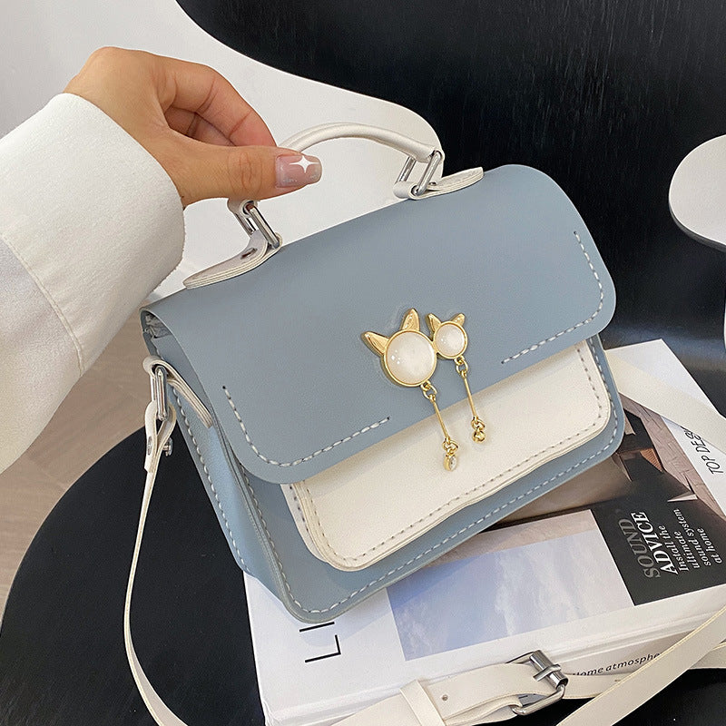 Creative gift small square bag handbag messenger bag