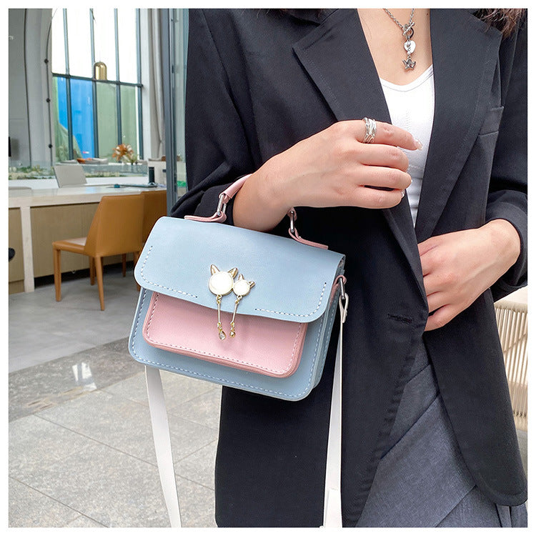 Creative gift small square bag handbag messenger bag