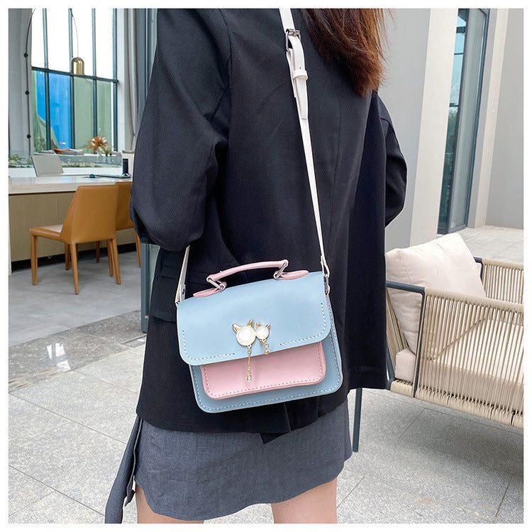 Creative gift small square bag handbag messenger bag