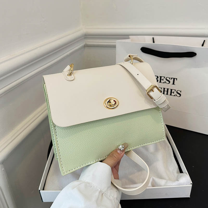 Fait main | Sac bandoulière à blocs de couleurs