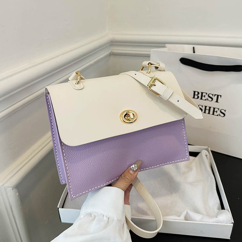 Fait main | Sac bandoulière à blocs de couleurs