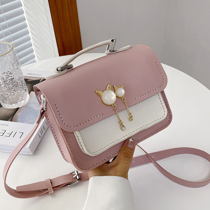 Creative gift small square bag handbag messenger bag