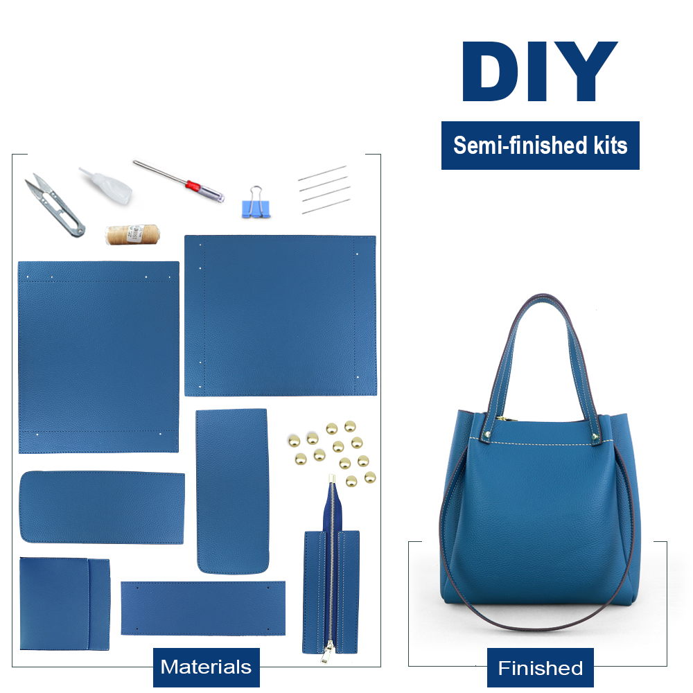 DIY Handmade Large Capacity Commuter Tote Bag for Women