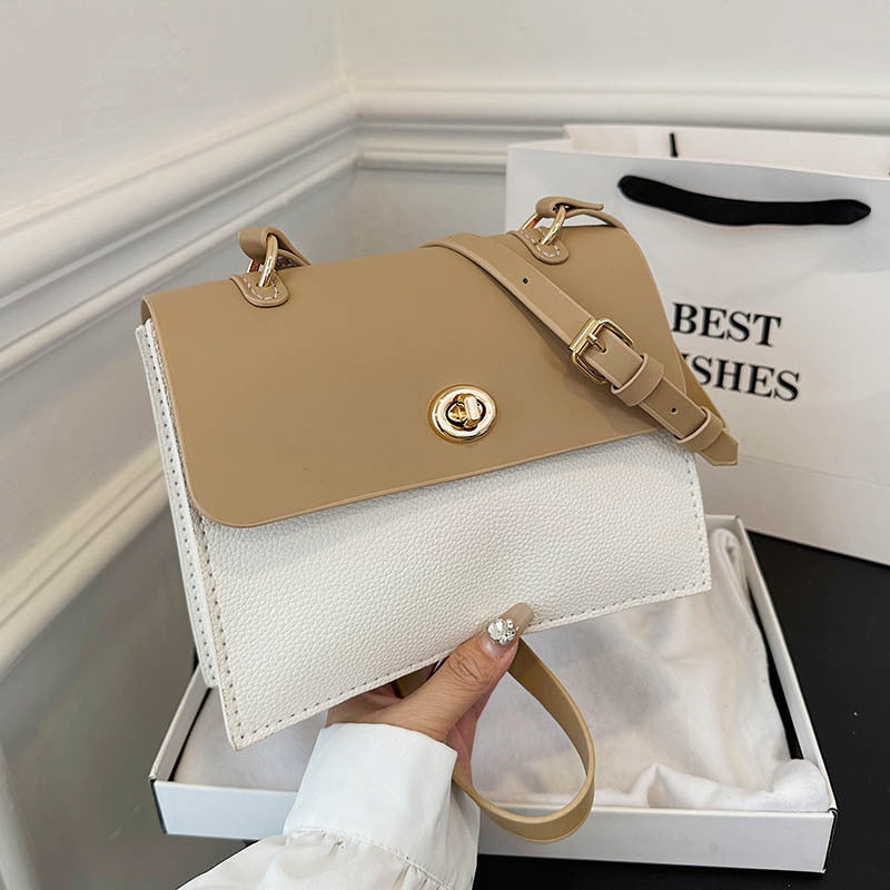 Fait main | Sac bandoulière à blocs de couleurs