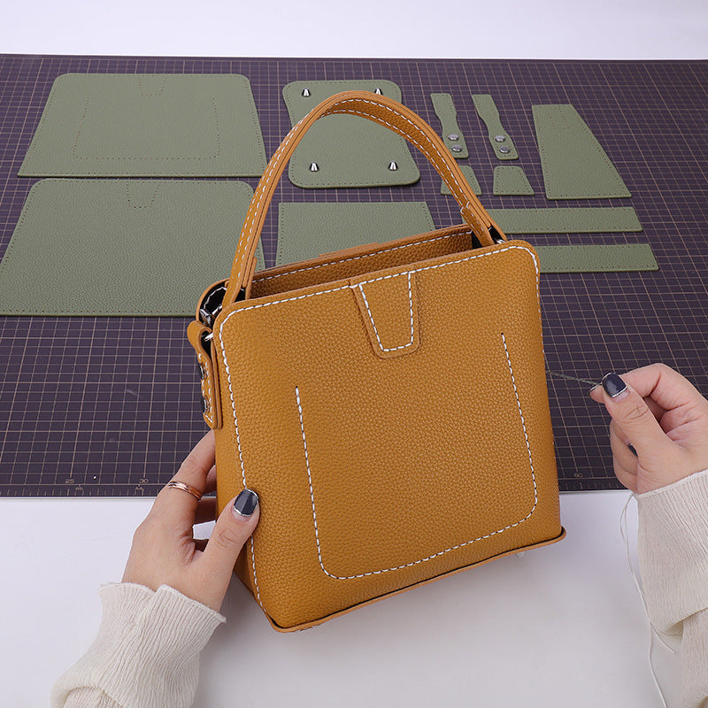 Bucket bag, shoulder crossbody, handheld | DIY materials