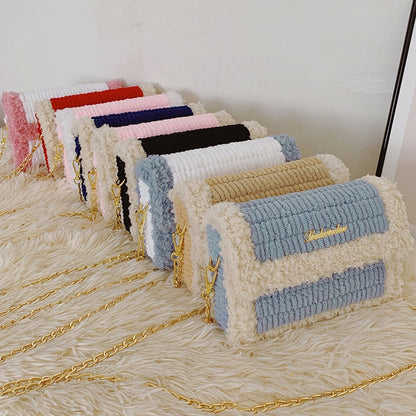 Elegant DIY bag-making materials for hand-sewn gifts and chic cross-body bags.