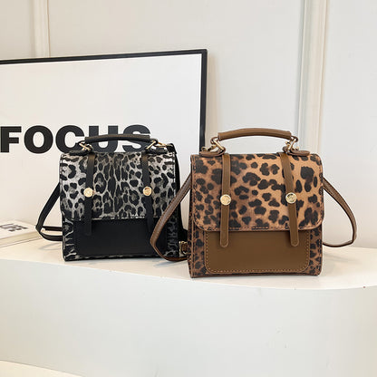 Handgefertigt | Tragetasche mit Leopardenmuster