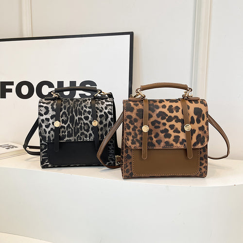 Handgefertigt | Tragetasche mit Leopardenmuster