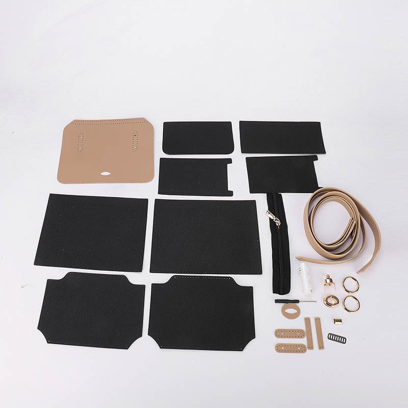 Handmade|  Color-block crossbody bag