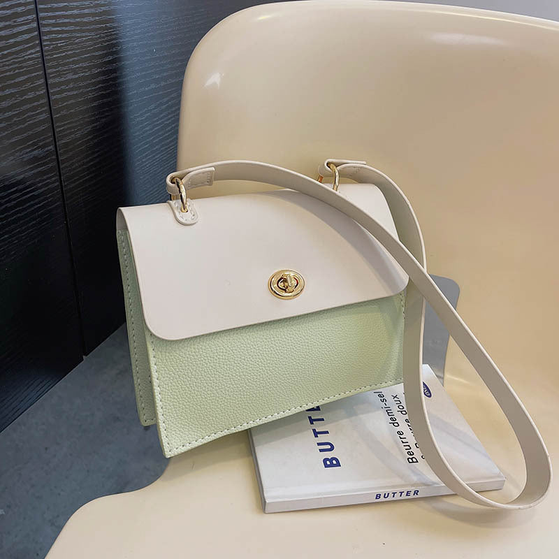 Handmade|  Color-block crossbody bag