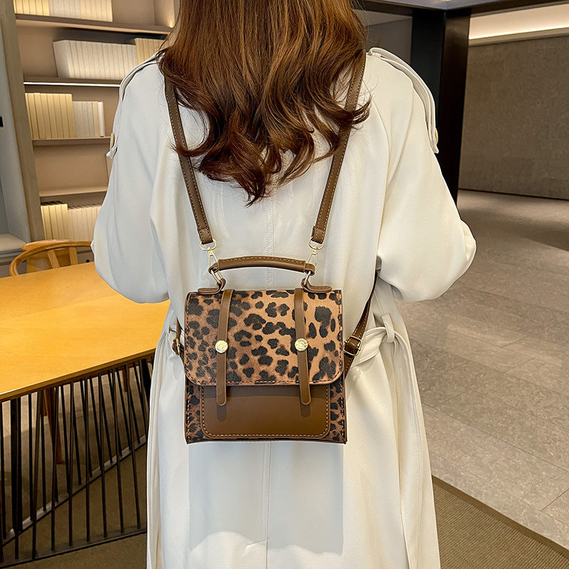 Handgefertigt | Tragetasche mit Leopardenmuster