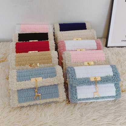 Elegant DIY bag-making materials for hand-sewn gifts and chic cross-body bags.