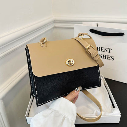 Handmade|  Color-block crossbody bag